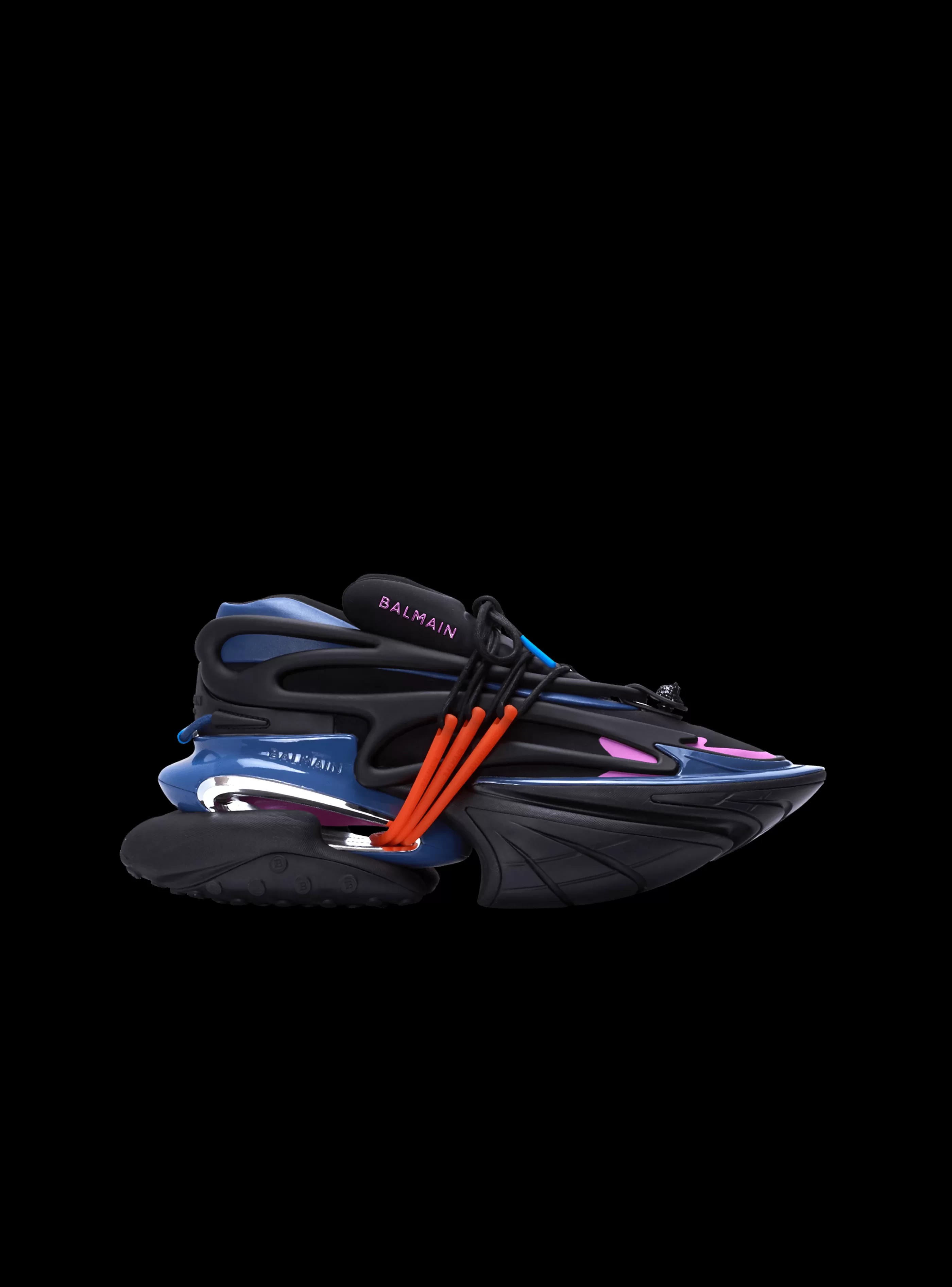 Balmain Uomo | Sneakers-Unicorn Low-top Trainers In Neoprene And Calfskin multicolor