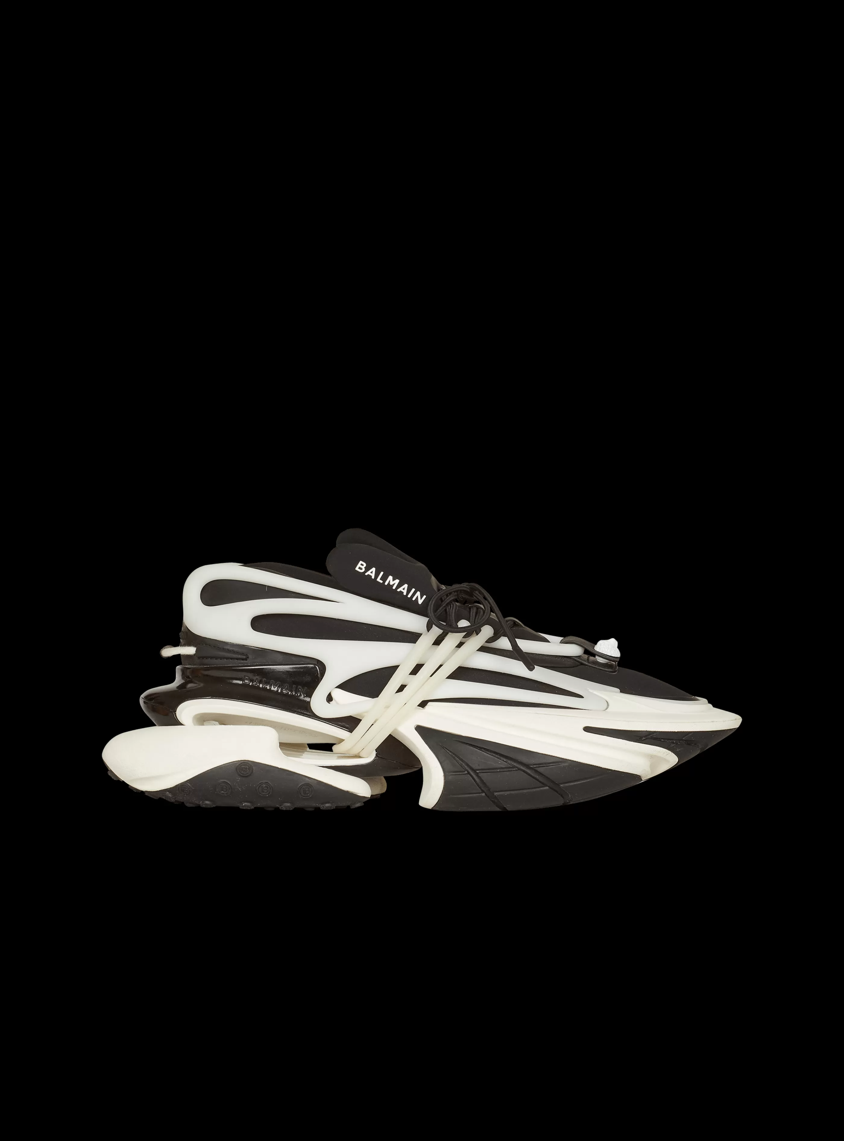 Balmain Uomo | Sneakers-Unicorn Low-top Trainers In Neoprene And Leather black