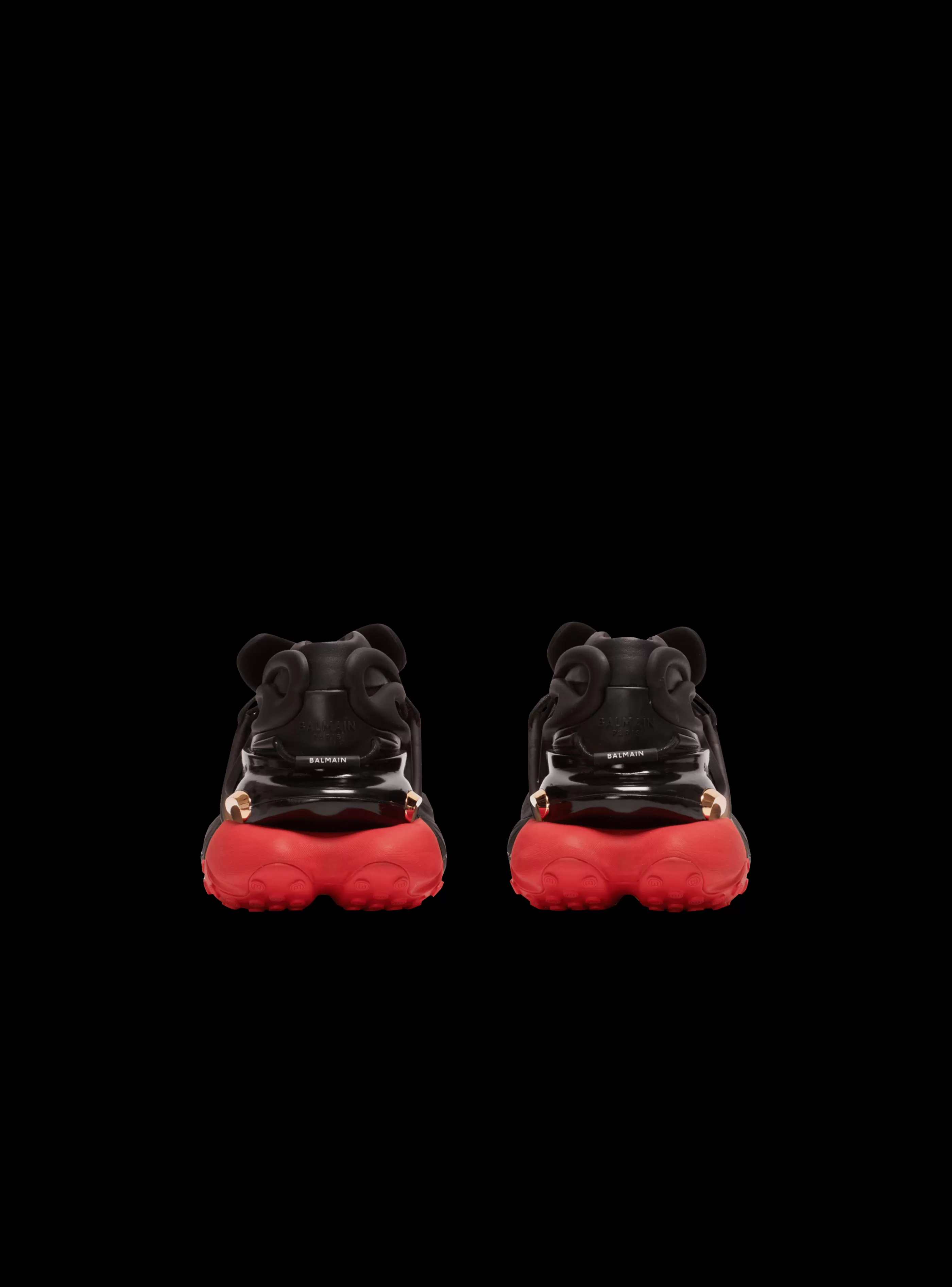 Balmain Unicorn-Unicorn Low-top Trainers In Neoprene And Leather black
