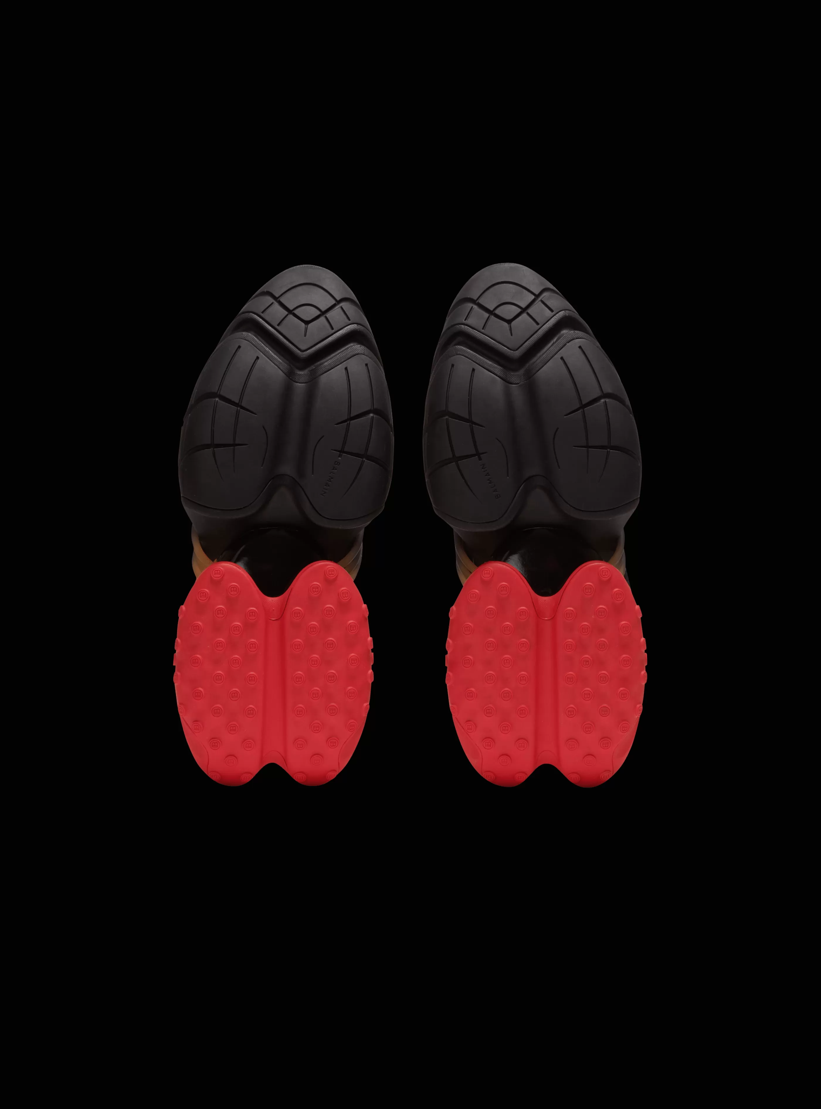 Balmain Unicorn-Unicorn Low-top Trainers In Neoprene And Leather black