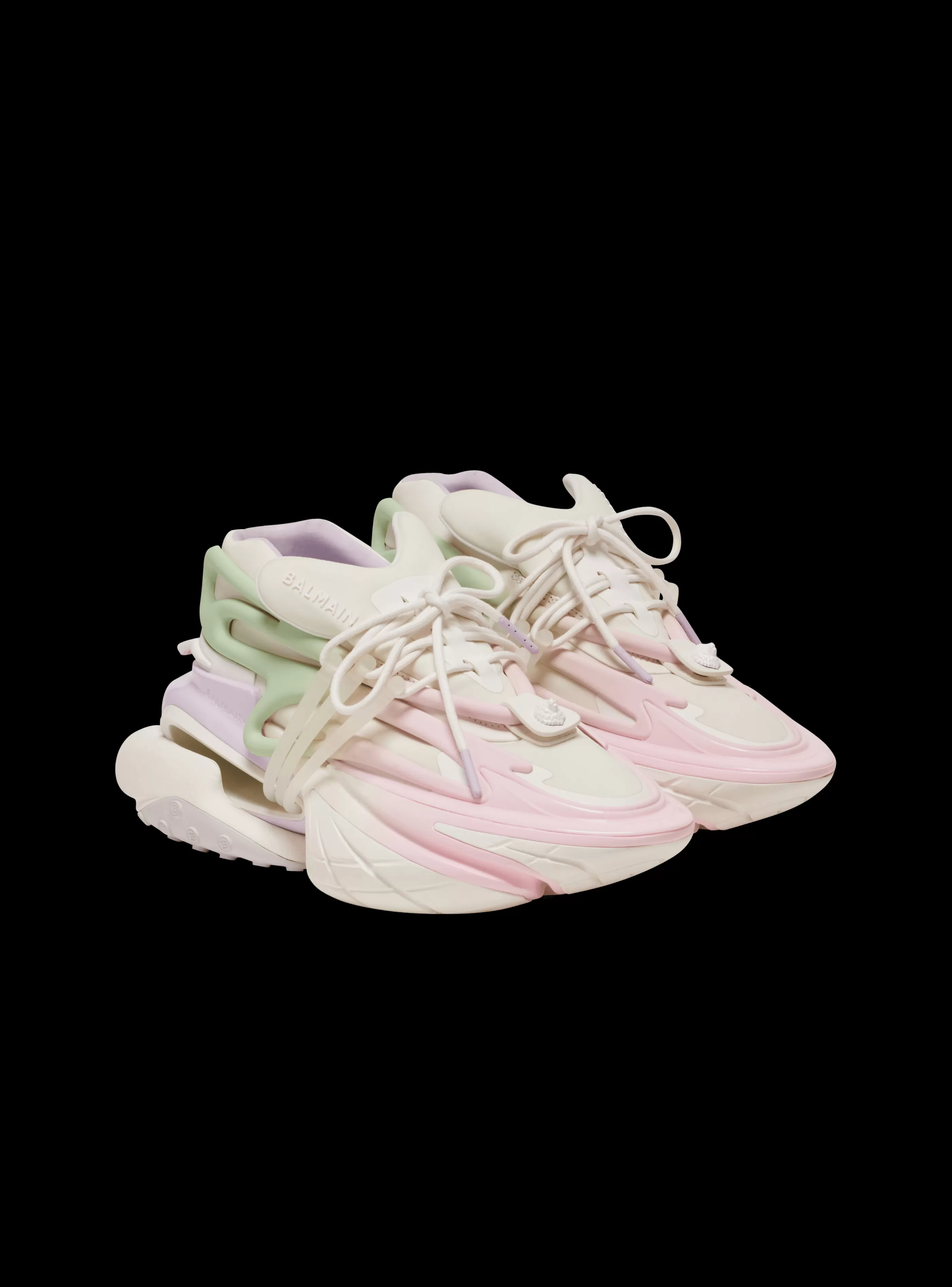 Balmain Donna | Sneakers-Unicorn Trainers In Neoprene And Leather multicolor