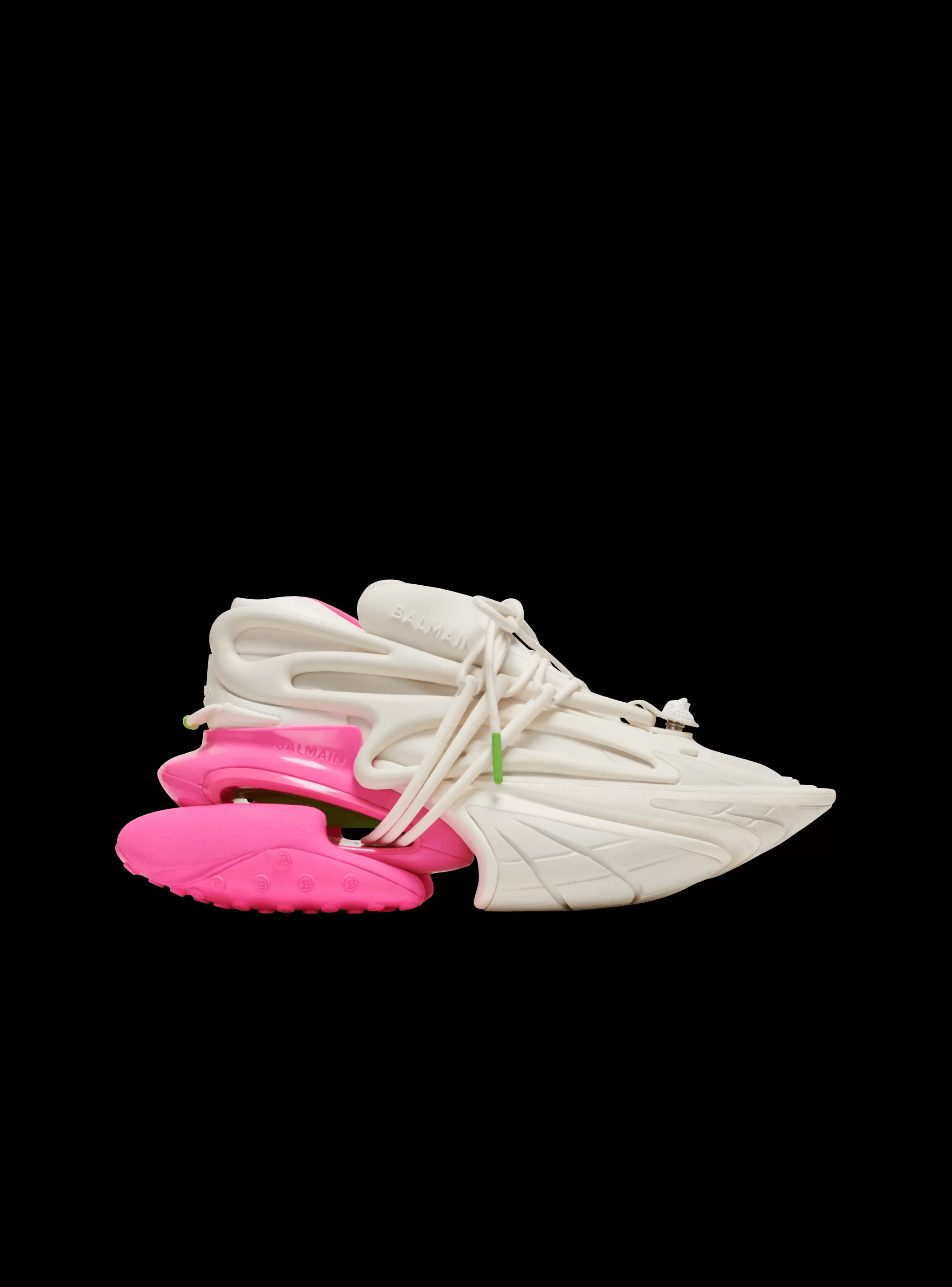 Balmain Unicorn-Unicorn Trainers In Neoprene And Leather white