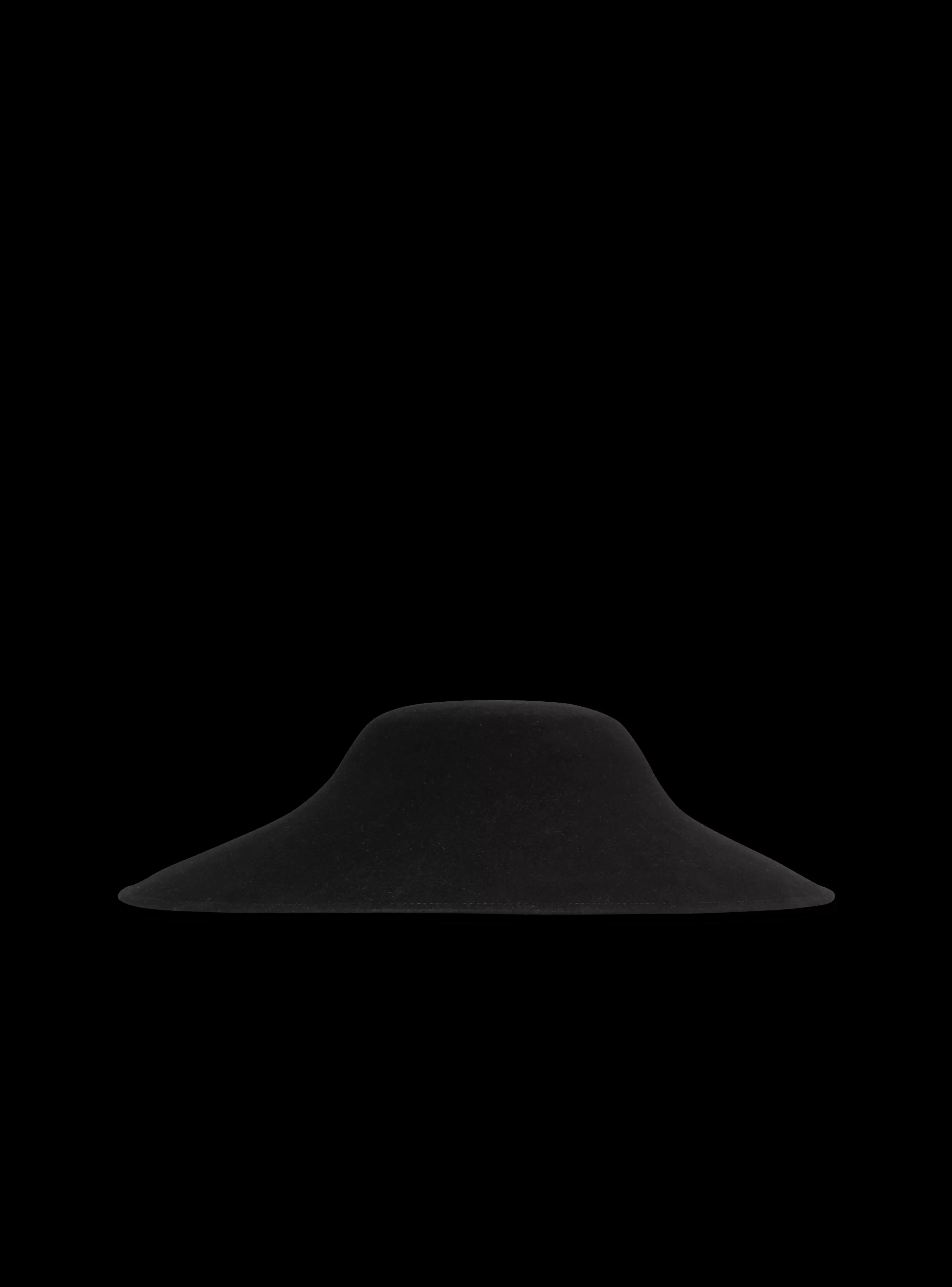 Balmain Cappelli-Velvet Hat black