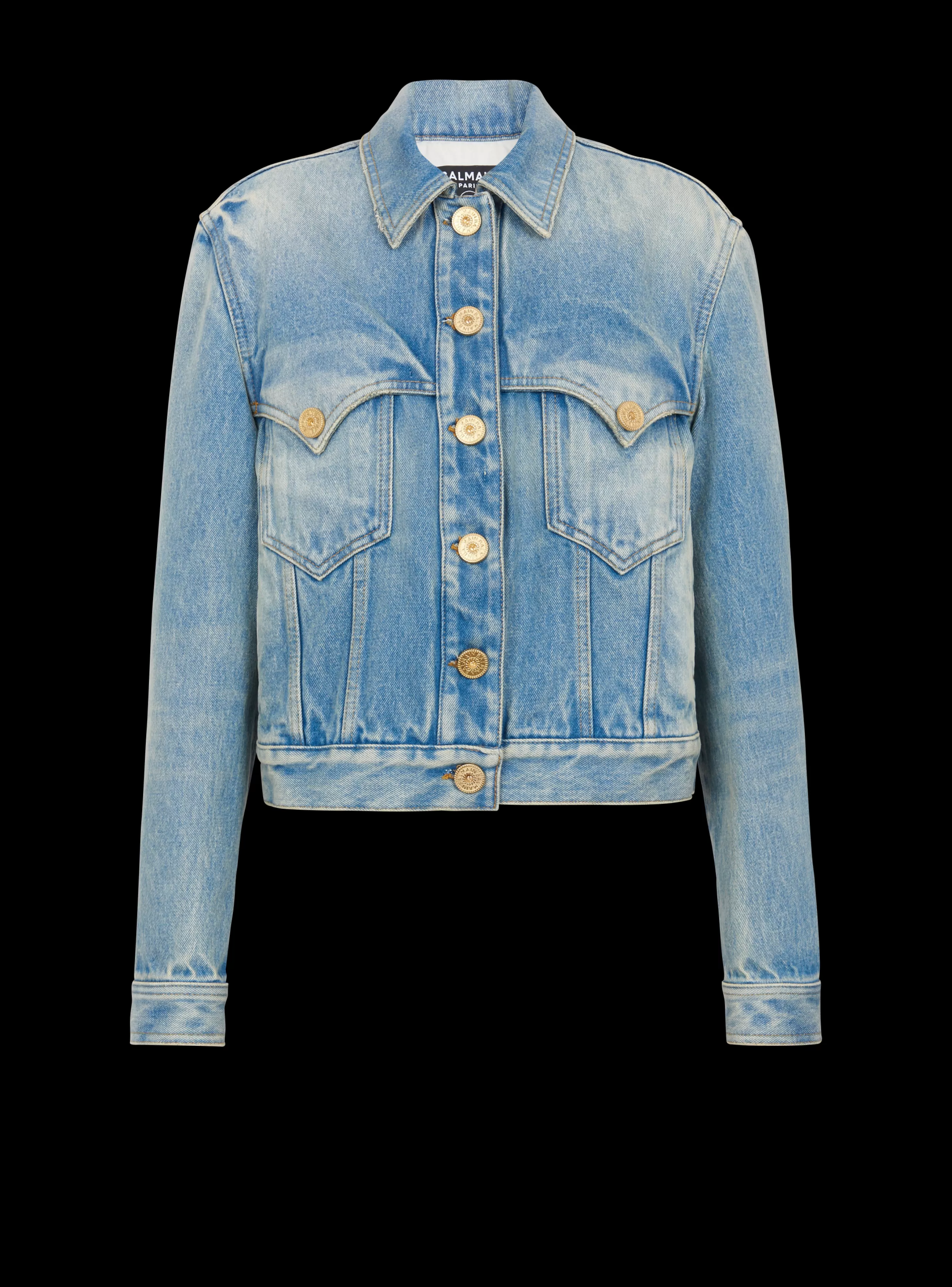 Balmain Denim | Giacche E Blazer-Vintage Denim Jacket blue